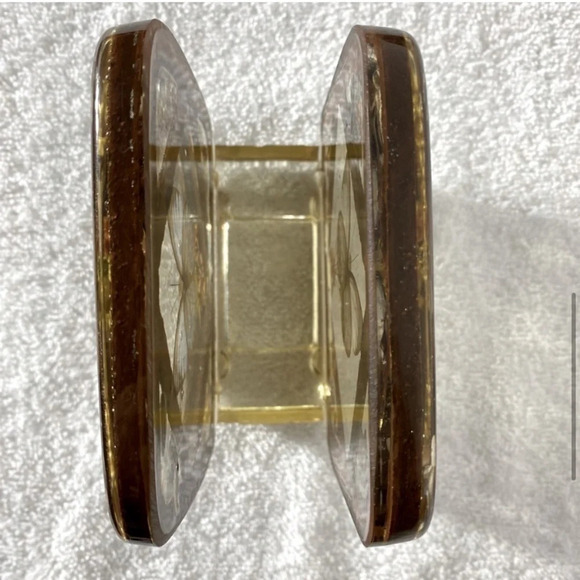 Vintage  Lucite Butterfly Napkin Holder Letter Holder - Picture 8 of 13